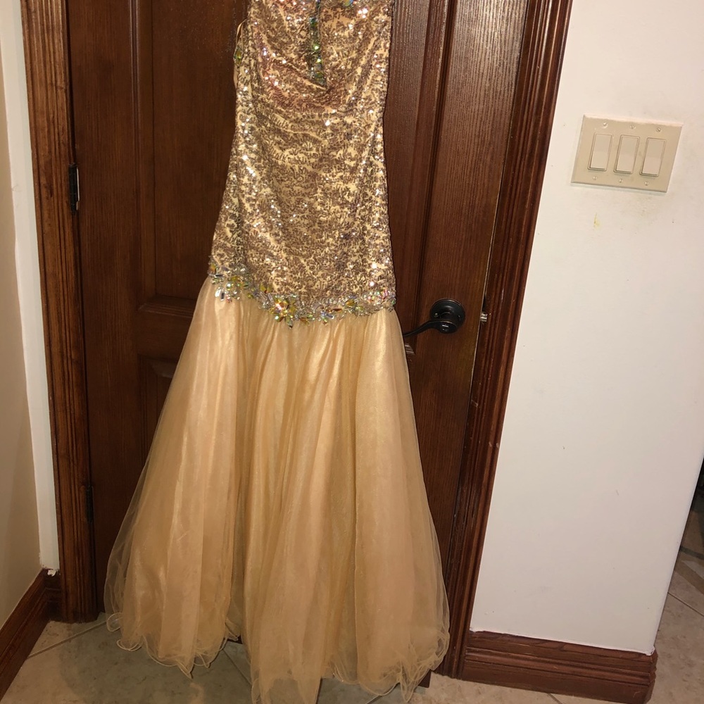 Gold Prom Dress